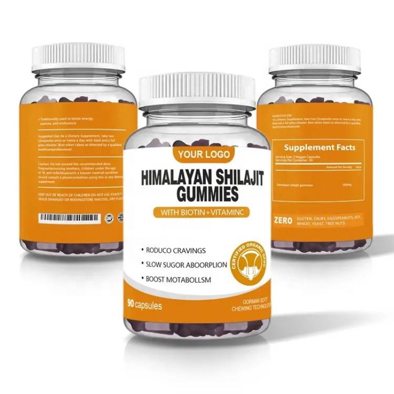 Shilajit Gummies Factory - OEM Pure Himalayan Organic Vegan