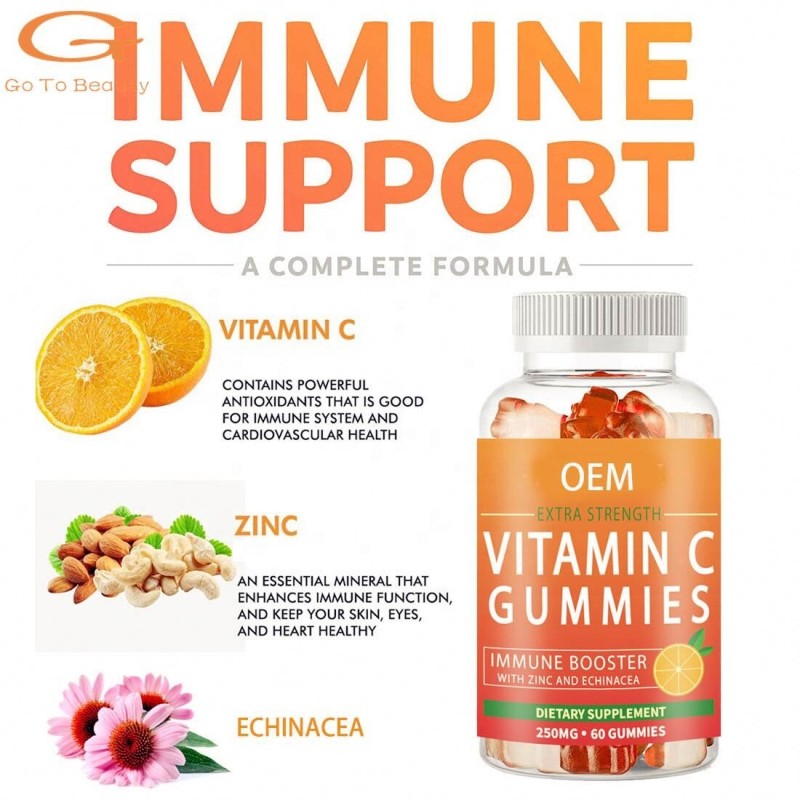 Vitamin C Gummies Factory - Private Label with Rose Hips Kids