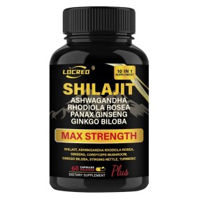 Shilajit Capsules Factory - Ashwagandha Extra Strength 60 Capsules