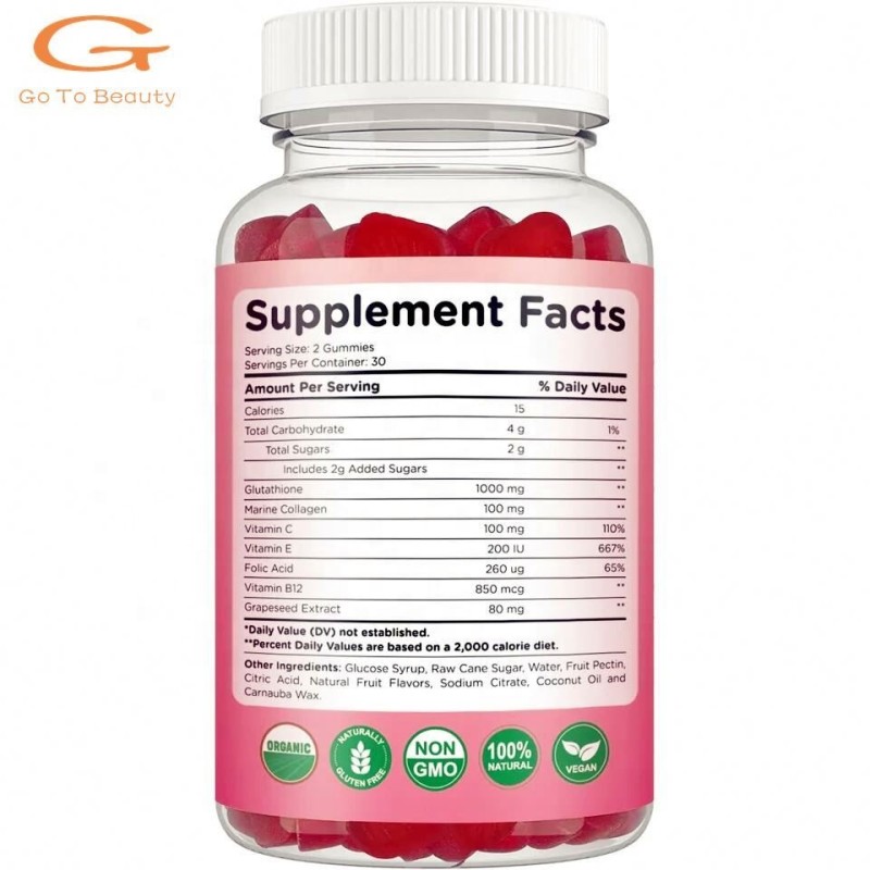 Tanning Gummies Supplier - OEM Sun Activated Vitamin C Zinc