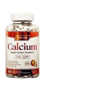 Calcium Vitamin D3 Softgels Manufacturer - Custom Liquid Capsules