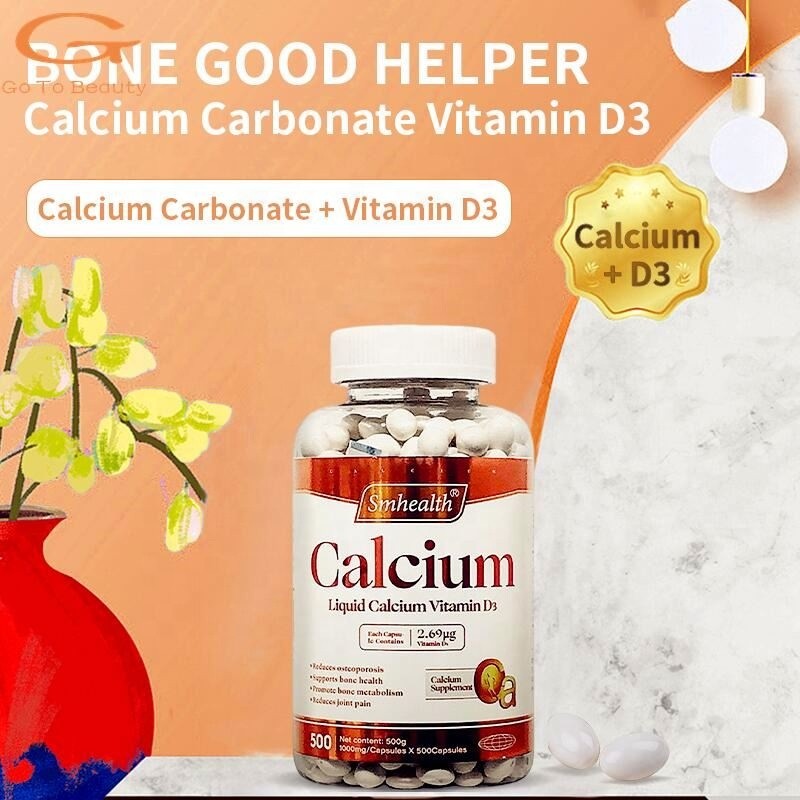 Calcium Vitamin D3 Softgels Manufacturer - Custom Liquid Capsules