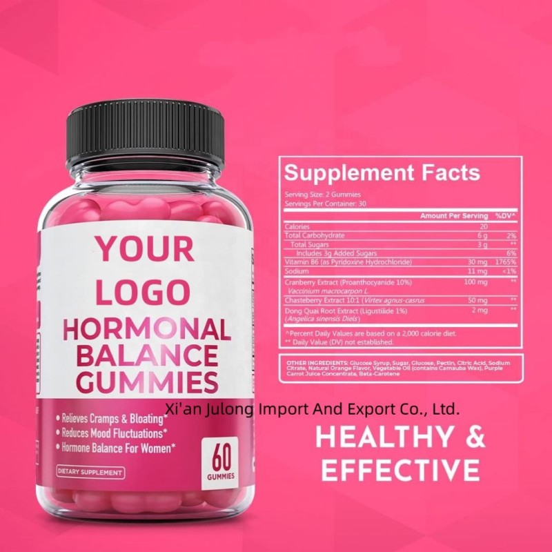 PMS Gummies Manufacturer - OEM/ODM Sugar Free Hormone Balance