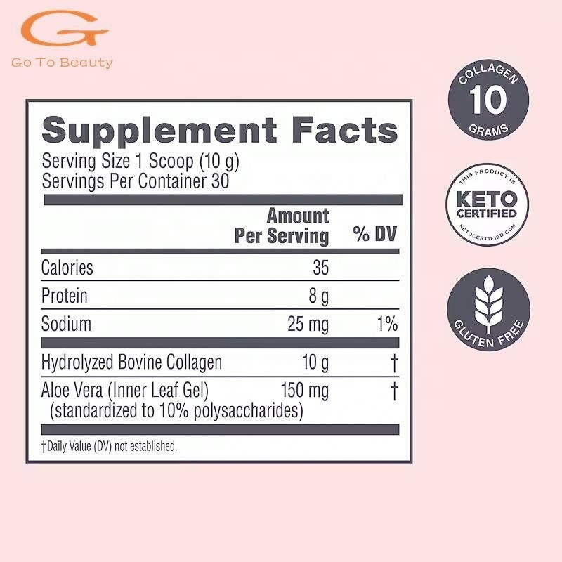 Collagen Powder Factory - Pure Vegetarian Gluten Free Single
