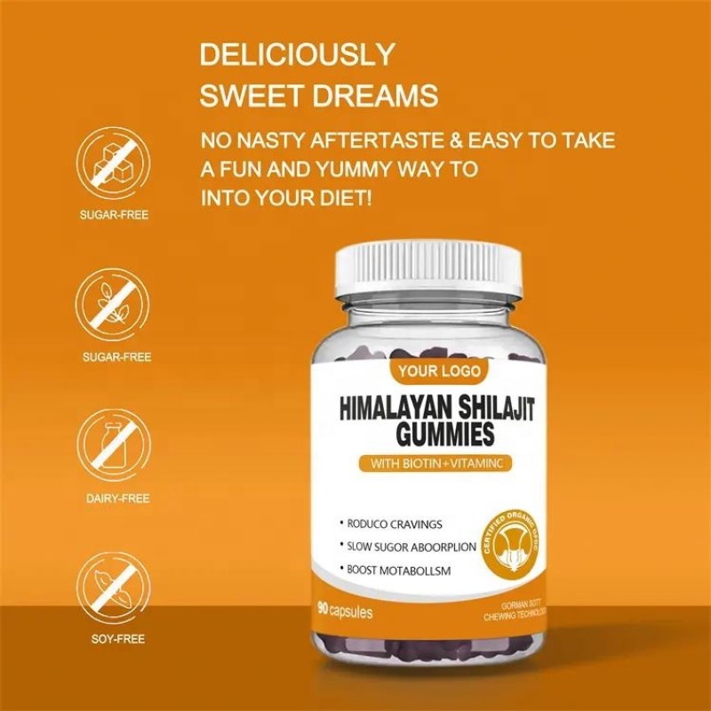 Shilajit Gummies Factory - OEM Pure Himalayan Organic Vegan