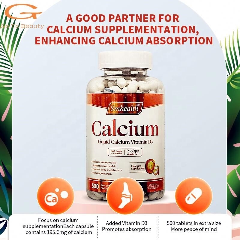 Calcium Vitamin D3 Softgels Manufacturer - Custom Liquid Capsules