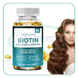 Biotin Softgels Manufacturer - Private Label Hair Skin Nails