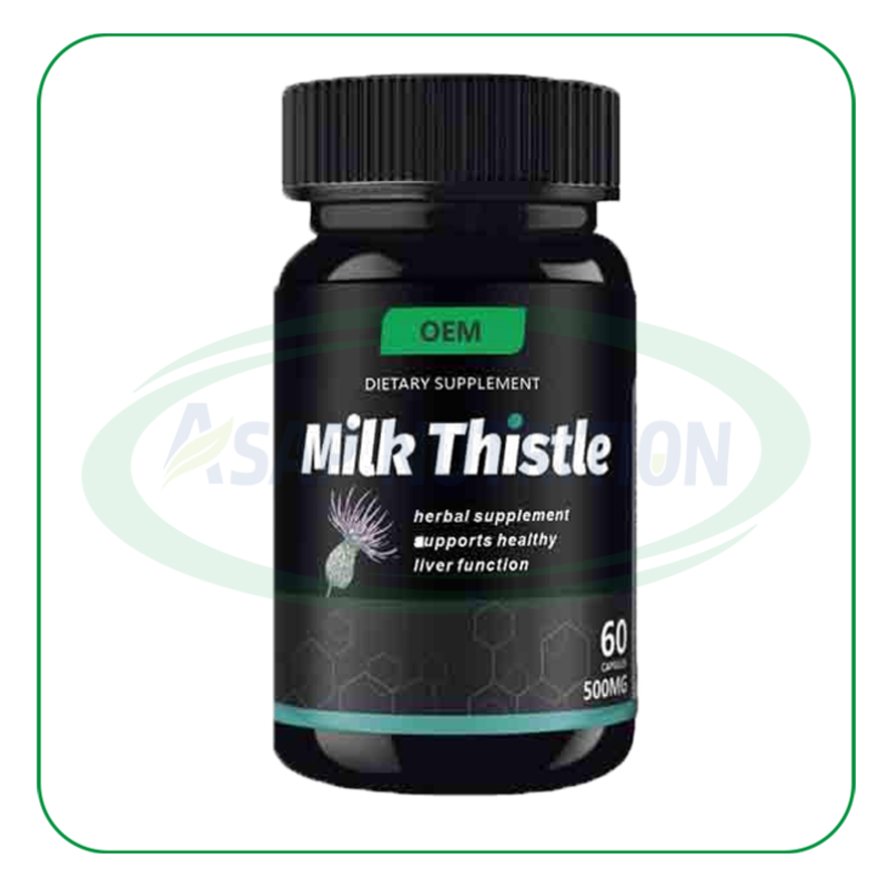Milk Thistle Extract Supplier - OEM 500mg Men's Supplement