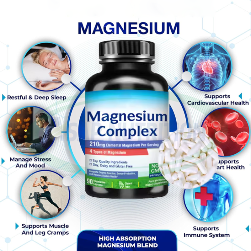 Magnesium Complex Capsules Supplier - OEM Energy Sleep Brain Supplement