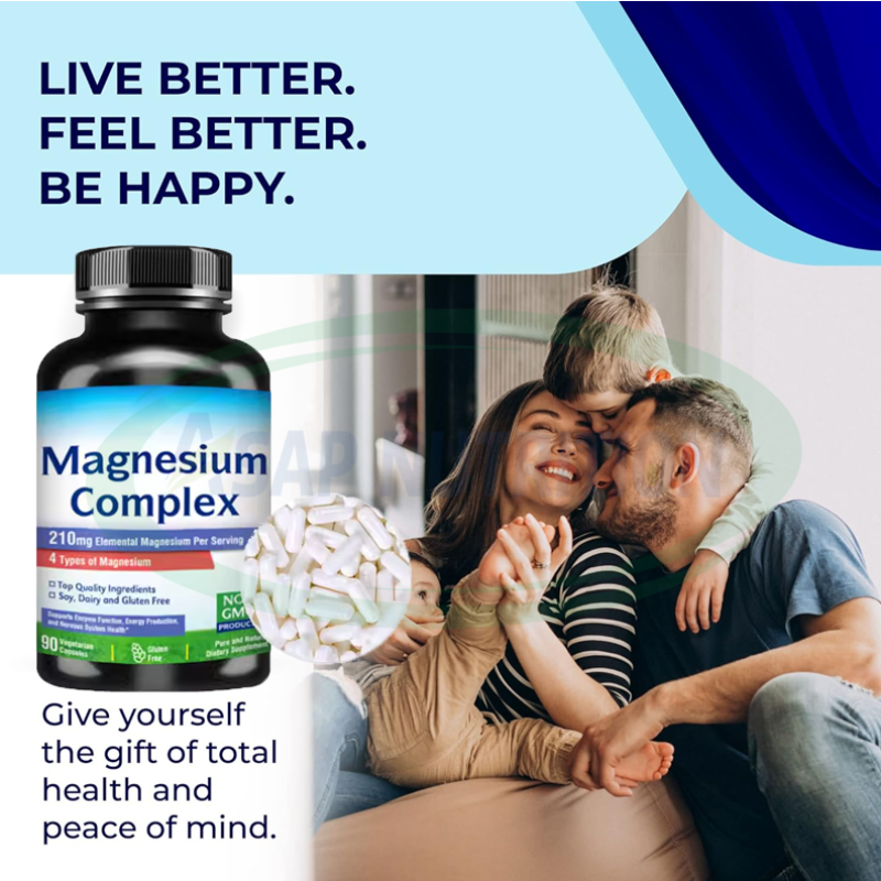 Magnesium Complex Capsules Supplier - OEM Energy Sleep Brain Supplement