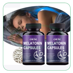 Melatonin Capsules Manufacturer - OEM 10mg 12mg Sleep Aid