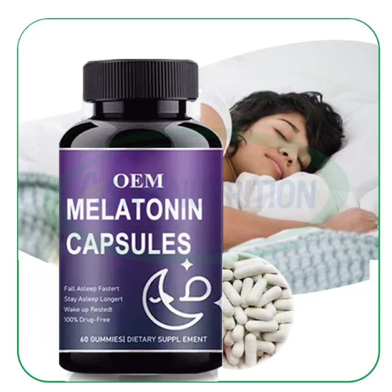 Melatonin Capsules Manufacturer - OEM 10mg 12mg Sleep Aid