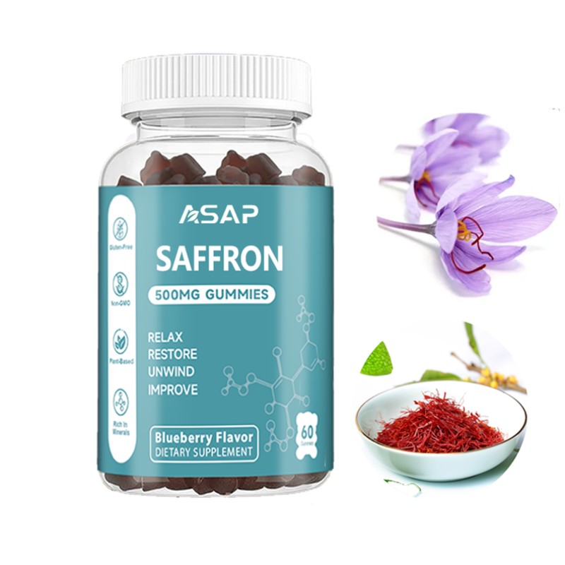 Saffron Gummies Manufacturer - OEM 500mg Ashwagandha Blend