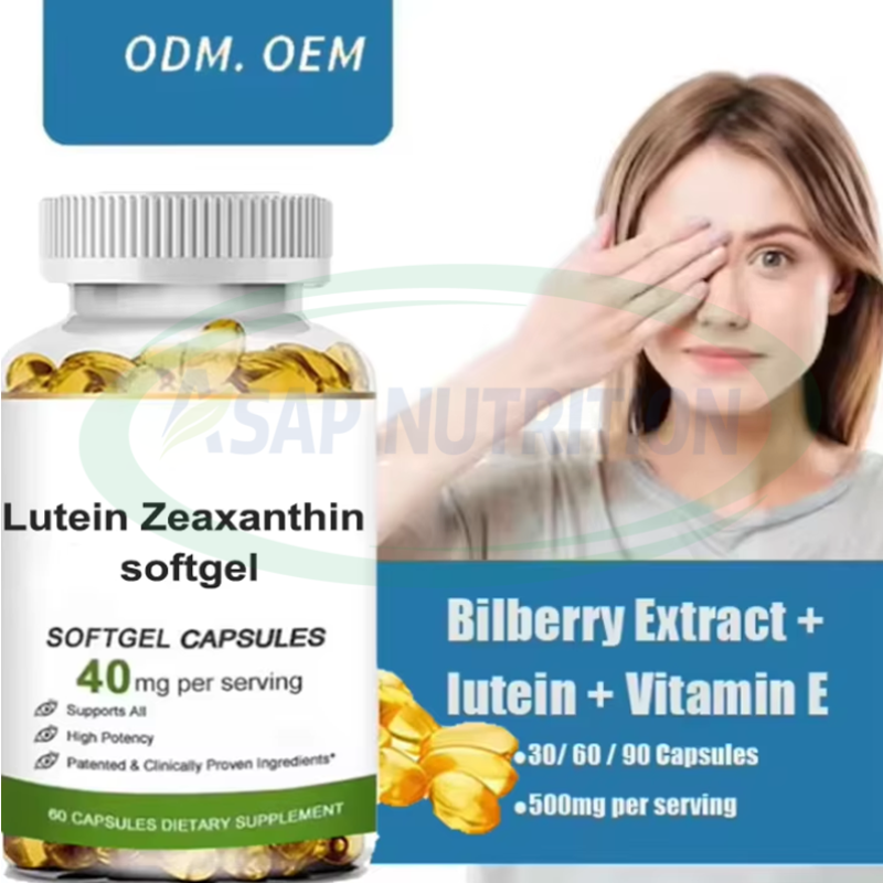 Eye Care Softgels Manufacturer - Lutein Zeaxanthin Softgels