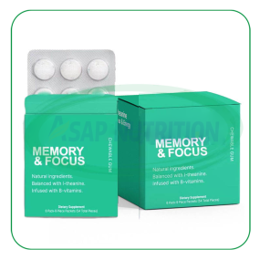 Nootropic Gum Factory - Private Label Memory Focus Tablets