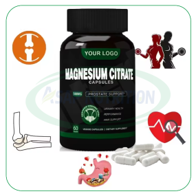 Magnesium Citrate Capsules Factory - 500mg Digestion Supplement