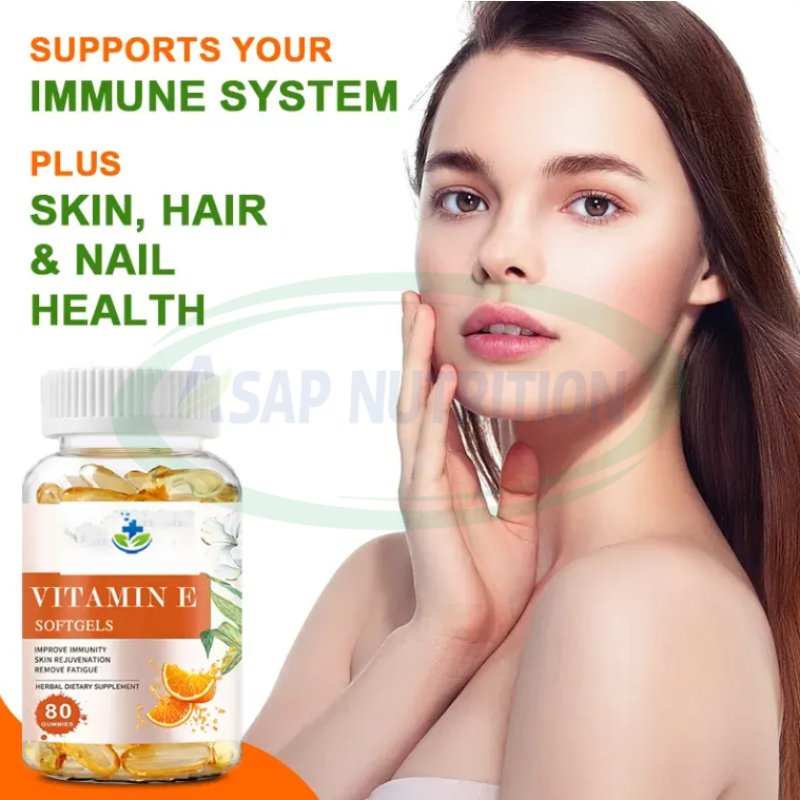 Vitamin E Softgels Supplier - Private Label 400iu Skin Hair