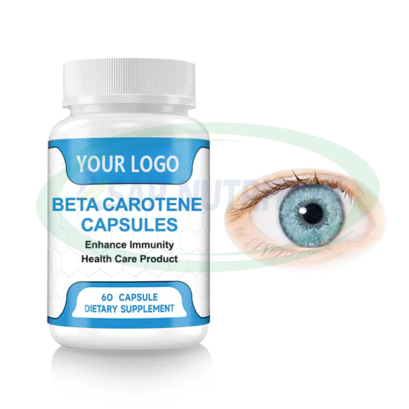 Beta-Carotene Capsules Supplier - OEM Halal Vitamin A Natural