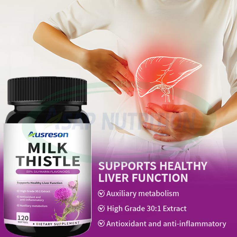 Milk Thistle Capsules Factory - OEM 500mg Silymarin Extract