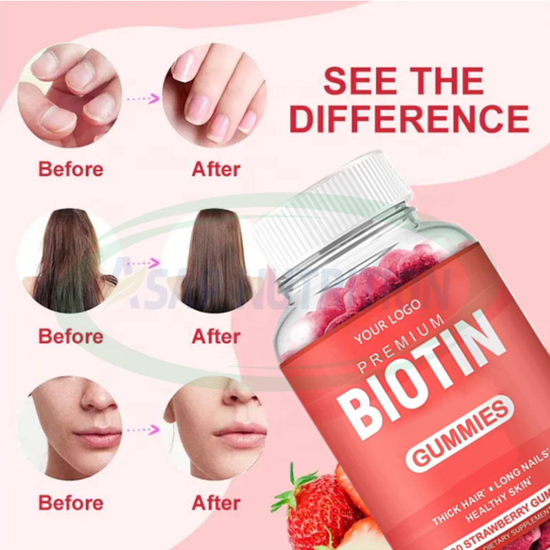Biotin Gummies Supplier - Private Label Hair Growth Women