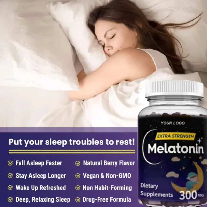 Melatonin Gummies Supplier - OEM Relaxation Sleep Vitamin