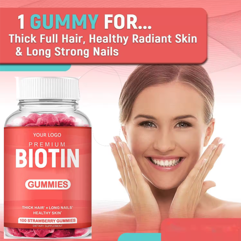 Biotin Gummies Supplier - Private Label Hair Growth Women