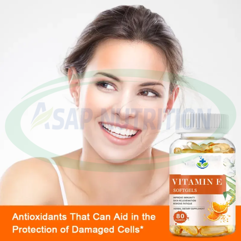Vitamin E Softgels Supplier - Private Label 400iu Skin Hair
