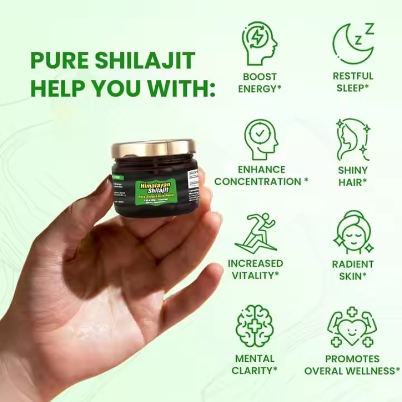 Shilajit Gold Resin Manufacturer - Customized Hot Sale Herbal Energy Booster