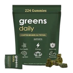 Spirulina Gummy Manufacturer - Private Label 224 Bear Vegan Greens Digestion