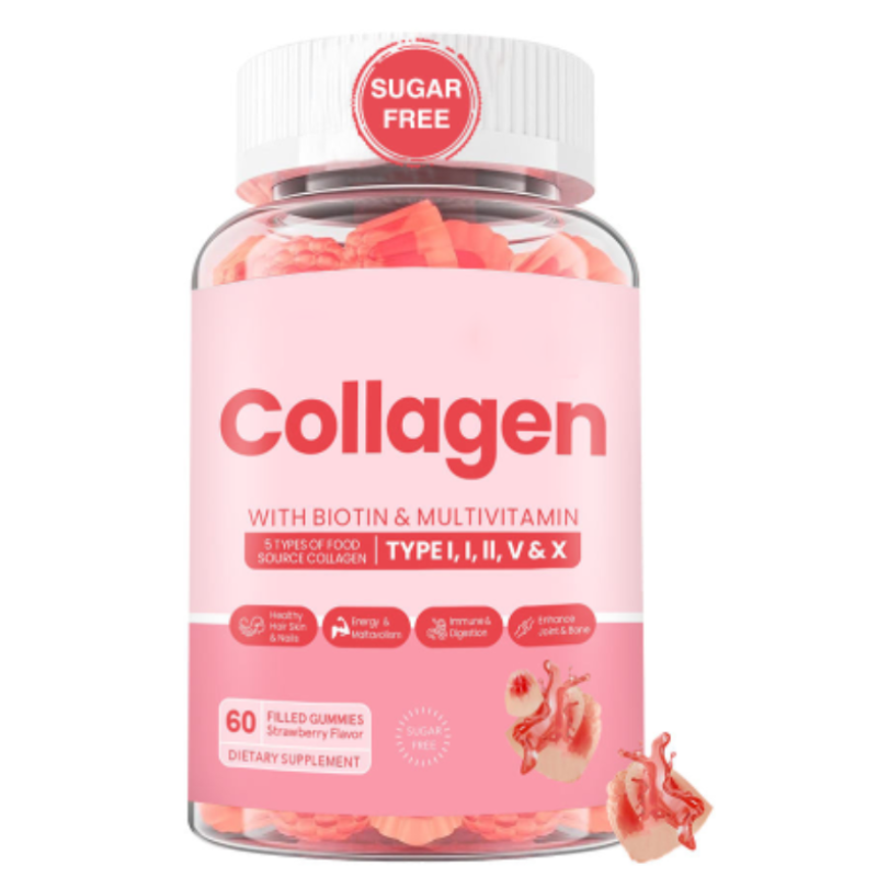 Collagen Biotin Gummies Factory - Wholesale Extra Strength Marine Collagen