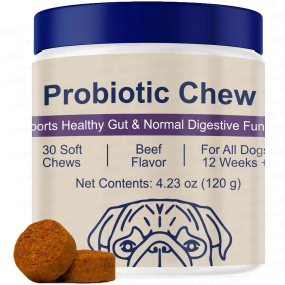 Probiotic Chew for Dogs Factory - New Arrival Soft Chews Healthy Gut Allergy