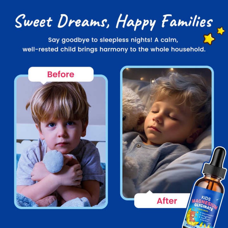 Magnesium Liquid Supplement Supplier - OEM Free Sample Citrate Glycinate Children