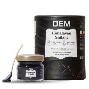 Shilajit Resin Supplement Manufacturer - High Purity 75% Humic Acid Oral Liquid