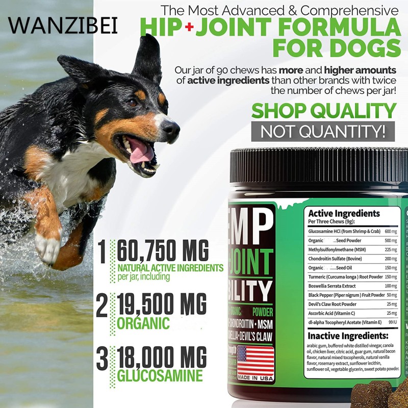 Dog Hip Joint Supplement Manufacturer - Organic Glucosamine Improve Mobility Reduce