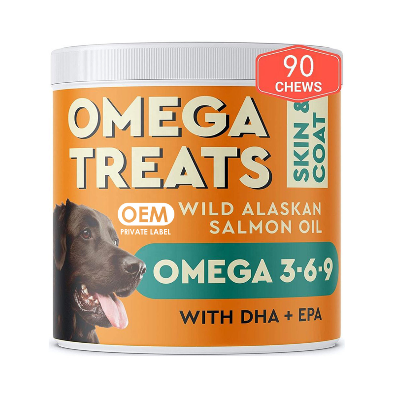 Omega Chews for Pets Supplier - Hot Seller Salmon Oil Skin Coat Supplement