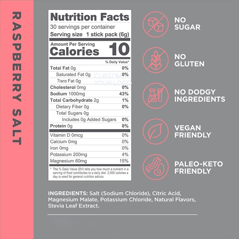 Herbal Keto Powder Supplier - Hot Private Label Electrolyte Hydration Packs 30