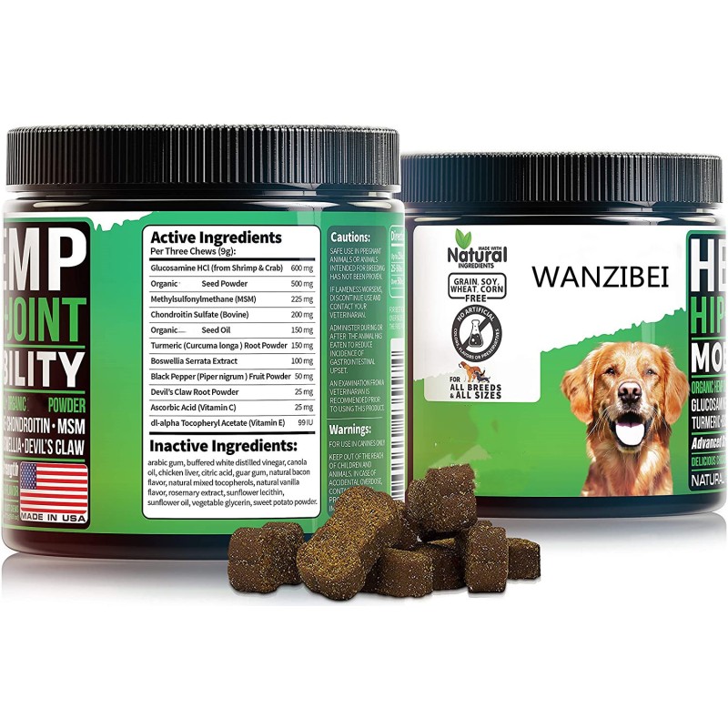 Dog Hip Joint Supplement Manufacturer - Organic Glucosamine Improve Mobility Reduce
