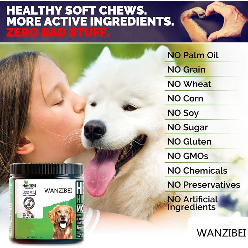 Dog Hip Joint Supplement Manufacturer - Organic Glucosamine Improve Mobility Reduce
