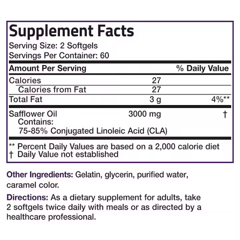 CLA Soft Capsule Supplier - Ultra-High Efficacy Non-Stimulating Weight Management