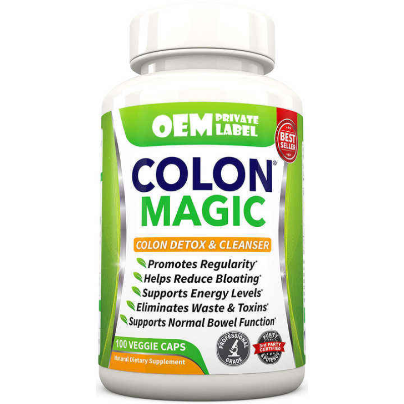 Colon Detox Capsules Manufacturer - 100% Natural Herbal Gut Health Cleanse Pills