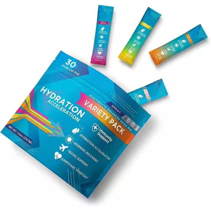 Electrolyte Hydration Powder Factory - Sugar-Free Preworkout Energy Hangover Relief