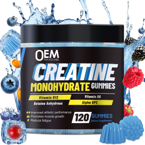 Pre-Workout Gummies Supplier - OEM Alpha GPC Creatine Monohydrate Complex