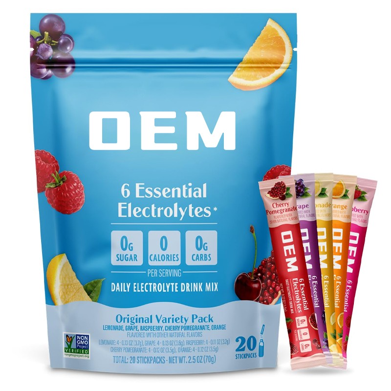 Electrolyte Powder Sachets Factory - OEM Mixed Flavors Fast Hydration Outdoor