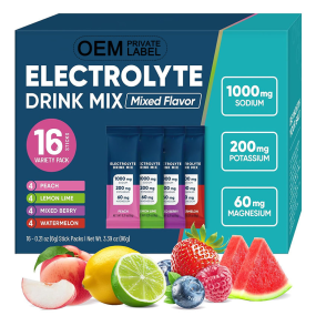 Electrolyte Powder Drink Factory - Private Label Sugar-Free 6 Minerals Hydration