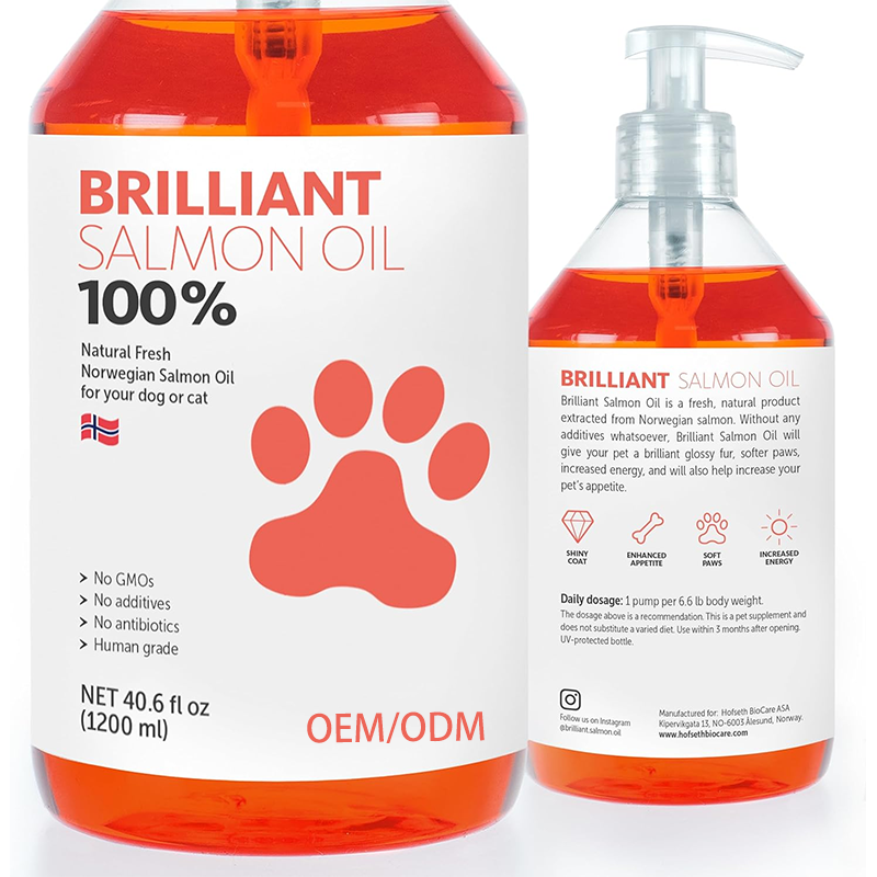Salmon Oil for Pets Manufacturer - Private Label Omega 3 Dogs Cats Soft Coat