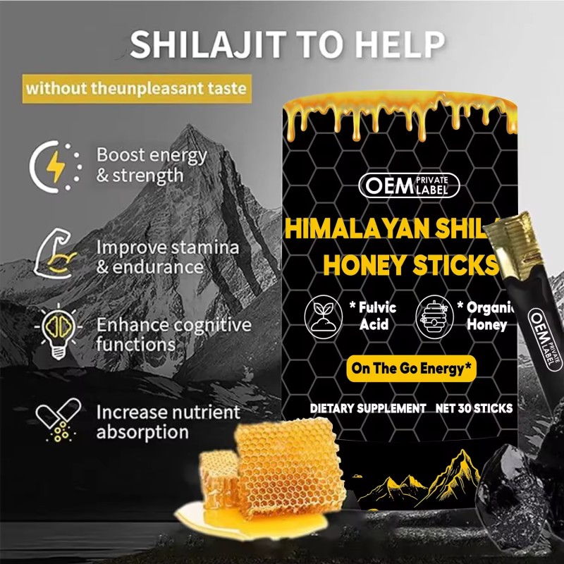 Shilajit Honey Sticks Factory - Pure Himalayan Organic Honey Saffron Energy