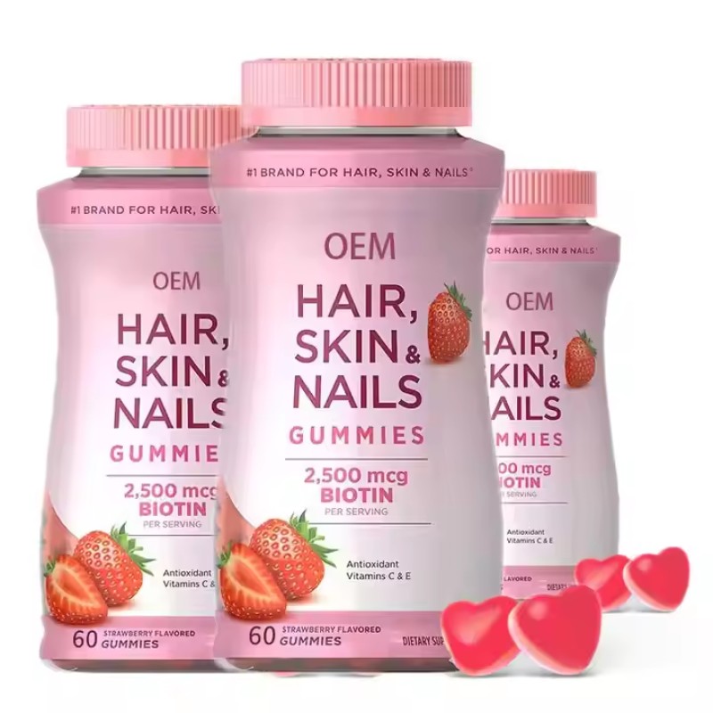 Vitamin Soft Candies Supplier - OEM ODM Hair Nails Skin Growth Immune Zinc