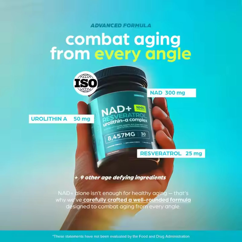 NAD+ Resveratrol Supplement Factory - OEM ODM Wholesale Organic Anti-Aging