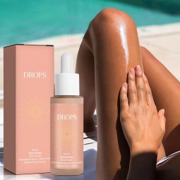 Sunless Tanning Drops Manufacturer - Drinkable Moisturizing Bronzing Face Body