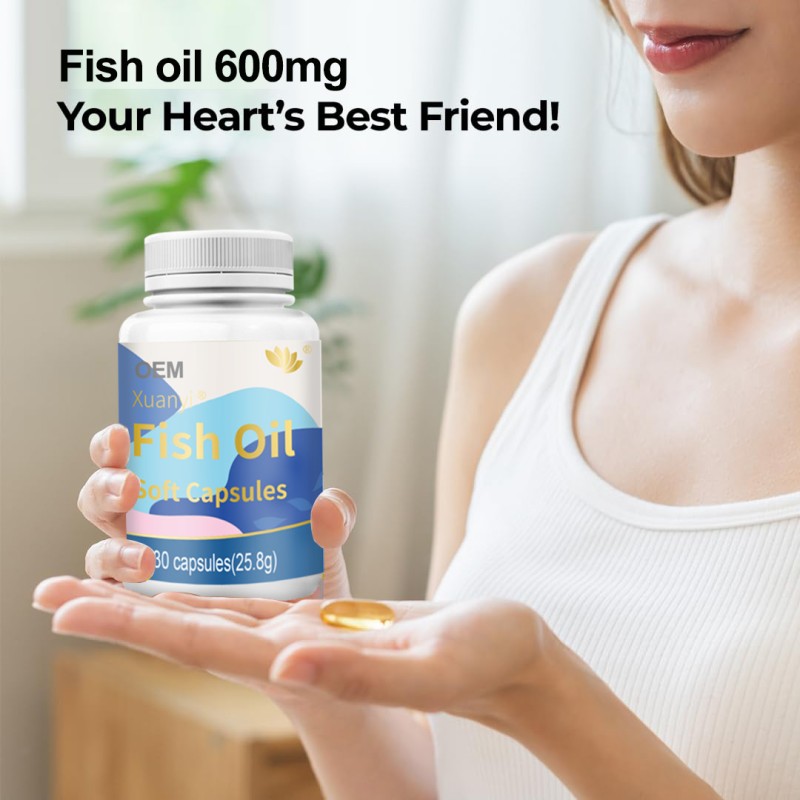 Fish Oil Softgels Manufacturer - Enteric Coated No Aftertaste